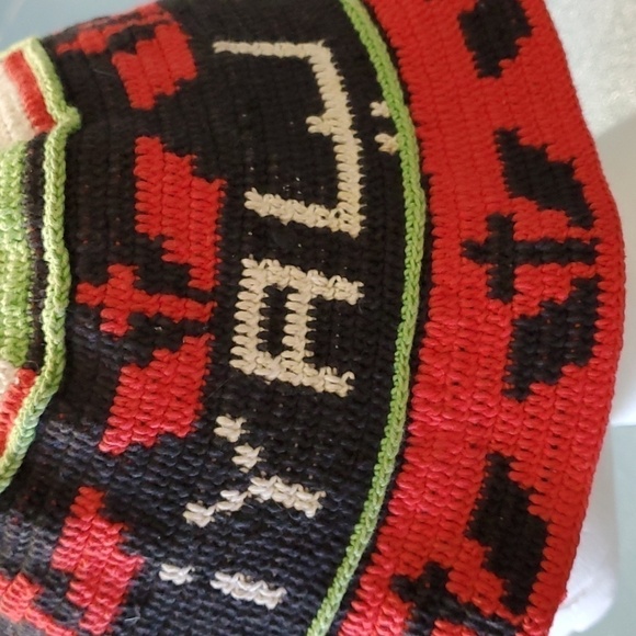 2 crochet hats, very colerfull, ‎ hand made. I would say small to medium. - Picture 2 of 11